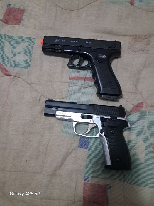 Airsoft - P 226, glook 18, M4