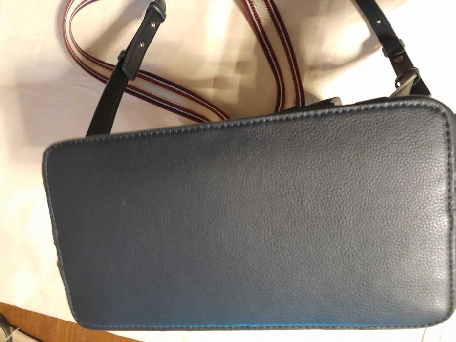 Plecak Tommy Hilfiger Nowy skórzany granatowy