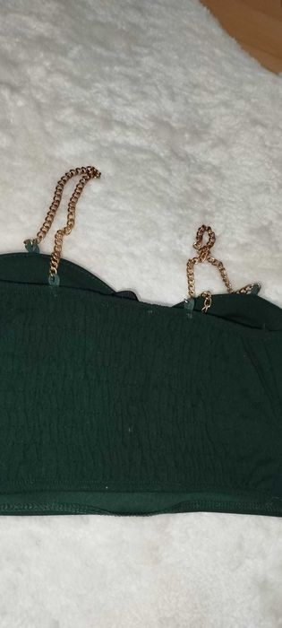 Top com alças em corrente S