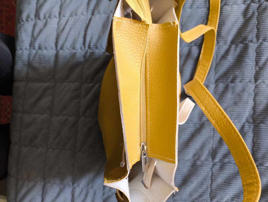 Damska torebka żółta