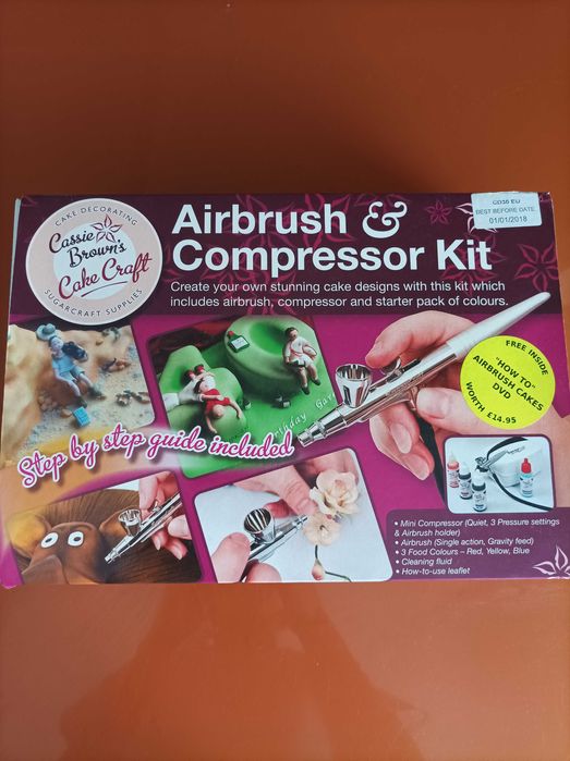 Aerógrafo confeitaria, pastelaria, Cake design