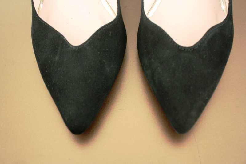 Sapatos em pele pretos NOVOS SAMELLI em camurça T.3764398346580098122