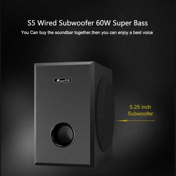 Barra de som Bluetooth + Subwoofer NOVO - OPORTUNIDADE!