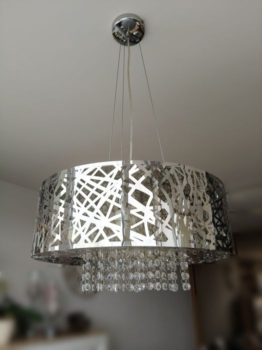 Lampa sufitowa,  kryształki