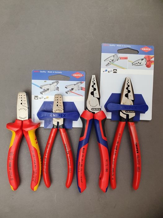 Knipex для опрессовки и обжима контактных гильз.Прес- кліщі