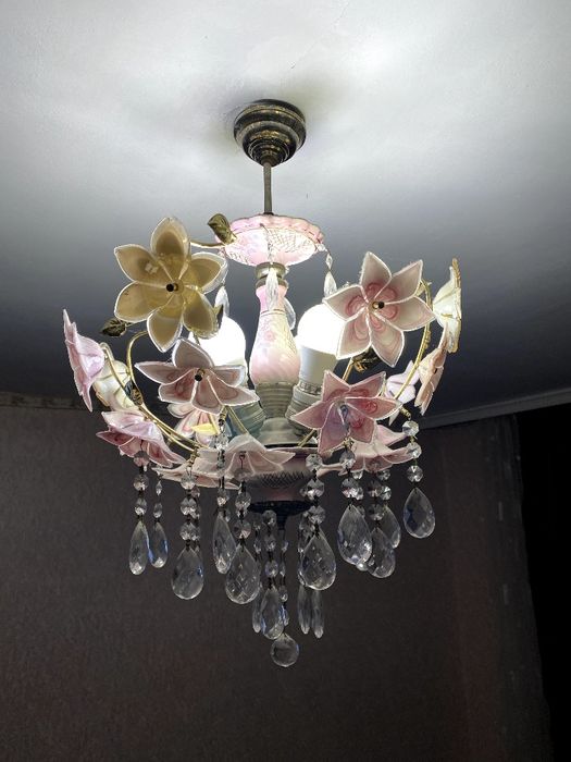 Люстра комнатная подвесная Хрусталь