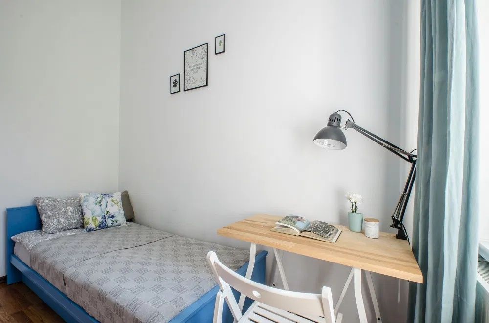 Apartament w samym sercu Łodzi, 5 pokoi, 100m2, parking! 12 osób.