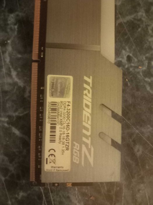 Trident Z 2x8gb 3200mhz Cl16 RGB 16GB