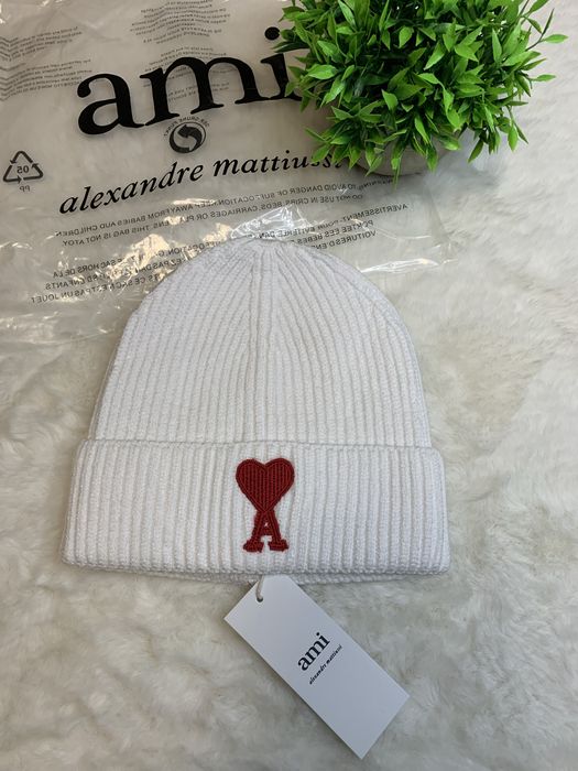 Шапка Ami Paris | шапка амі/чорна/біла