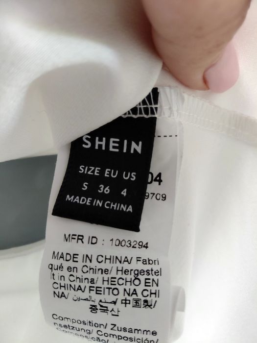 Shein Super bluzka top z gołymi plecami S