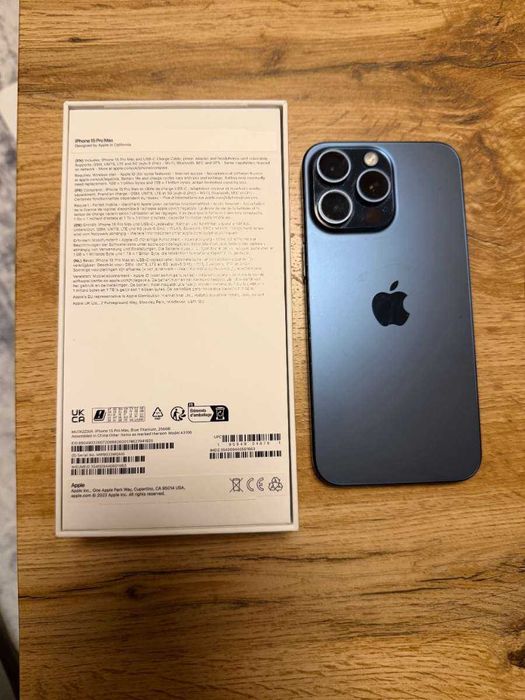 Як новий! iPhone 15 Pro Max 1Tb Магазин. Гарантія. Офіційний физ SIM.