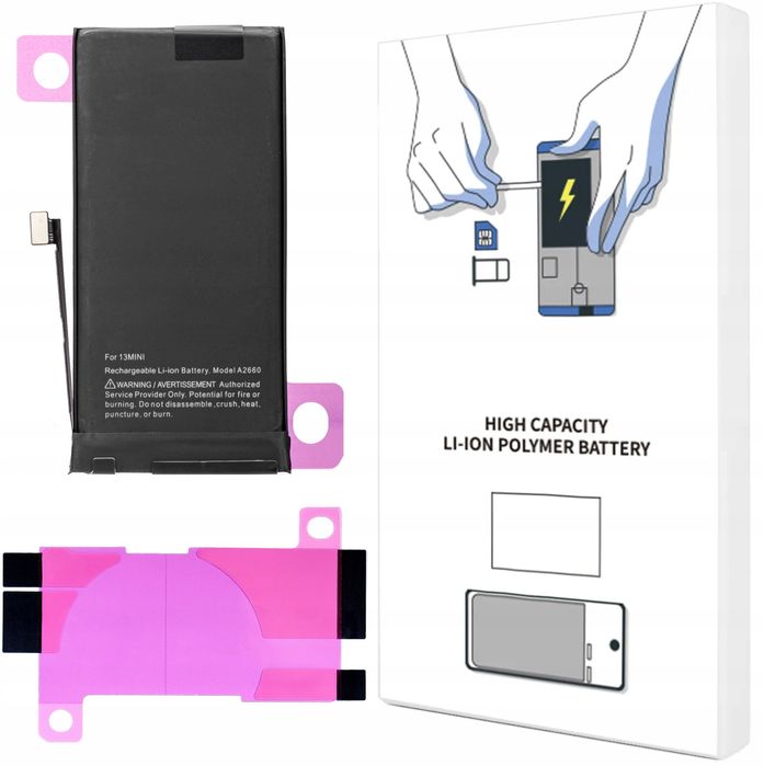 Bateria Do Iphone 13 Mini Pojemność 2406 Mah Świeża Komplet