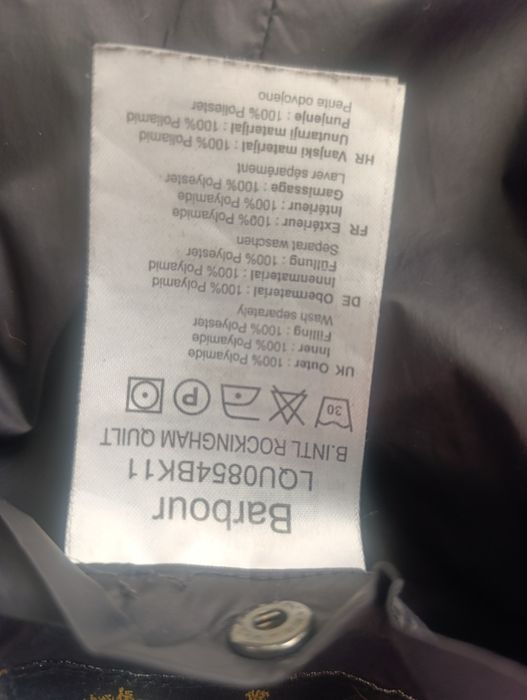 Barbour kurtka zimowa ocieplana 38