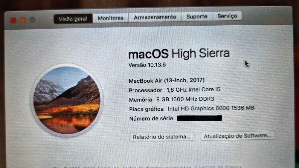 Laptop MacbookAir Apple 13'