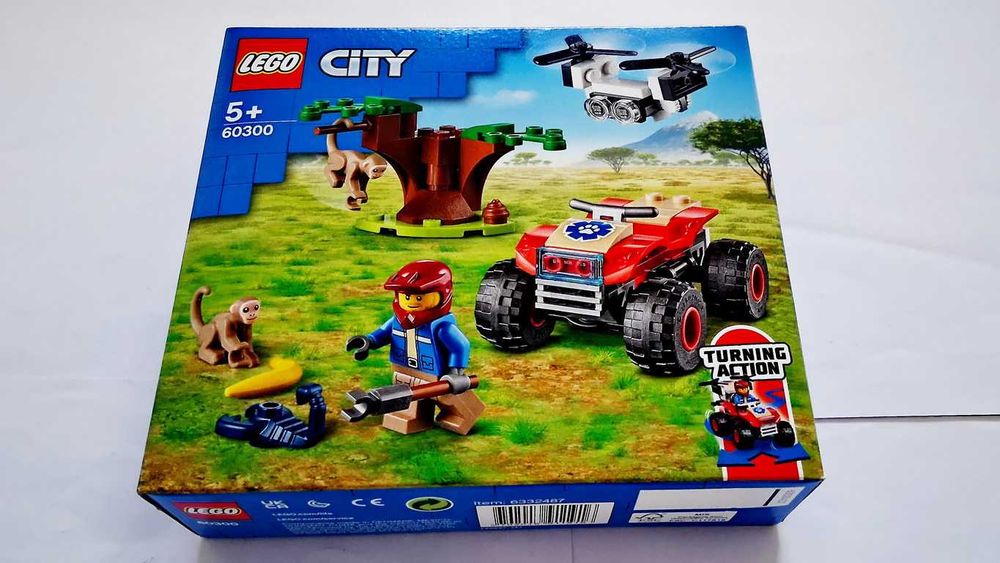 Lego City Jungle 60300 Wildlife Rescue ATV selado