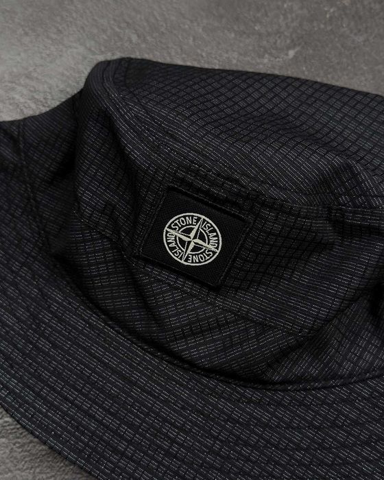 Панама STONE ISLAND 99462 Reflective Nylon Bucket Hat Black
