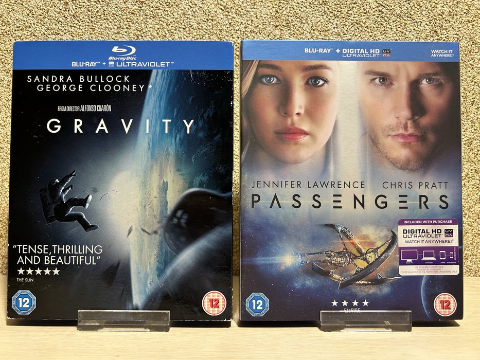 Blu-ray диски  Хищник/Прометей/ Бегущий по лезвию 2049/ Гравитация/ Пассажиры