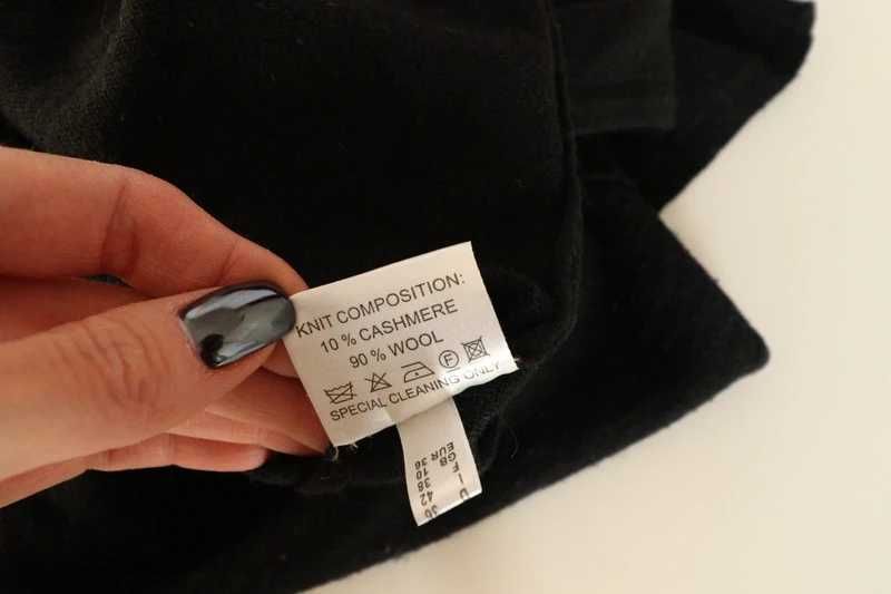 Wełniano-kaszmirowa kamizelka wełna kaszmir S