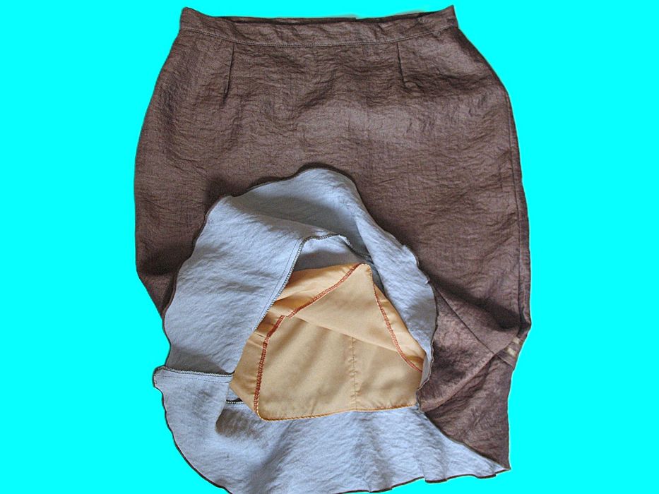 Spódnica - Midi - 42  XL- Obwód pasa 78 cm