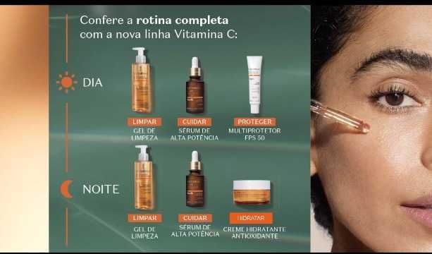 O Boticário vitamina C linha completa