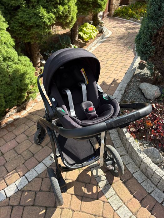 Wózek Maxi-Cosi Plaza Plus 3w1 + nosidełko Pebble 360 + adaptery