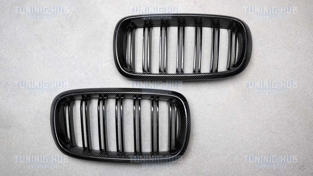 решетка радиатора BMW X5 F15 / X6 F16 / X5M / X6M ноздри карбон Carbon