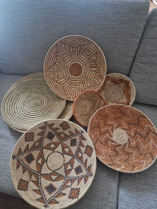 Conjunto de 4 cestos decorativos