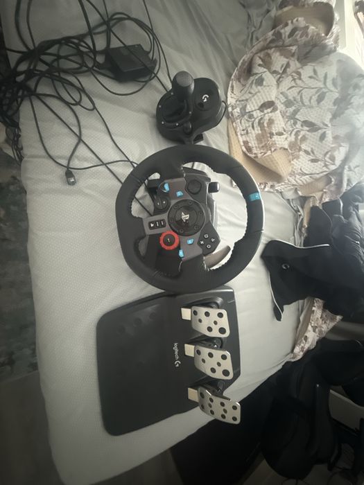 Logitech G G29 SE Driving Force Wheel y Shifter para Playstation & PC