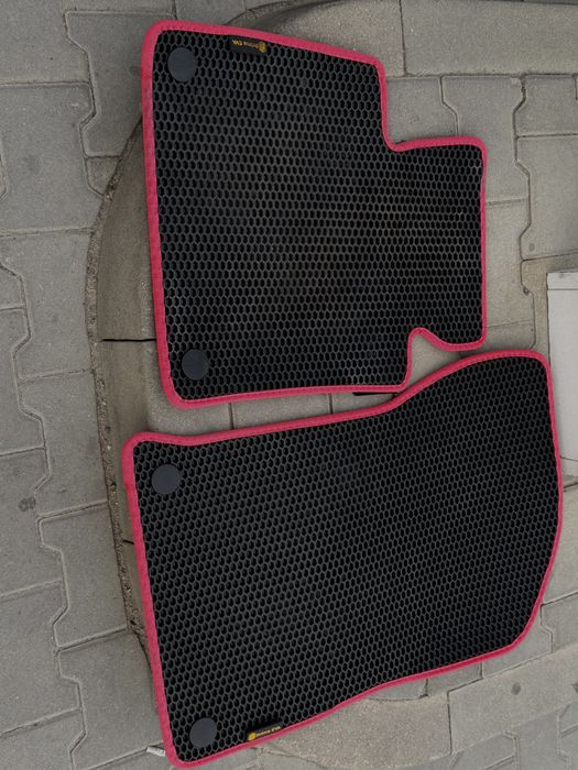 Dywaniki EVA Audi A3 8P 2003 – 5D, hatchback, czerwone obszycie