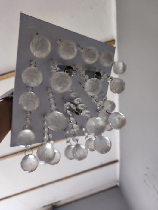 Lampa sufitowa kryształowa