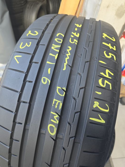 275/45/21 Continental sportcontact 6 , Demo jak nowa 7mm, 23r.