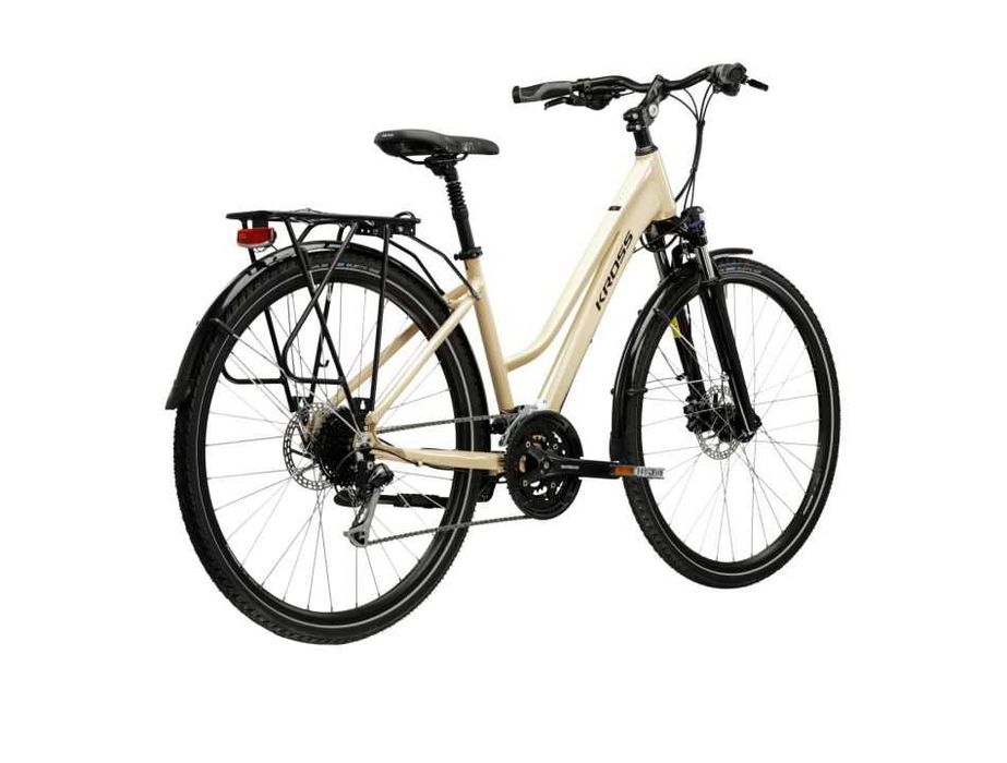 Kross Trans 8.0 Damski 17” 28” Kremowy