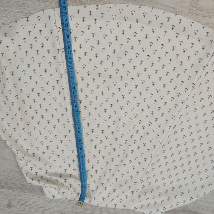 Krótka spódniczka xs biała w kotwice