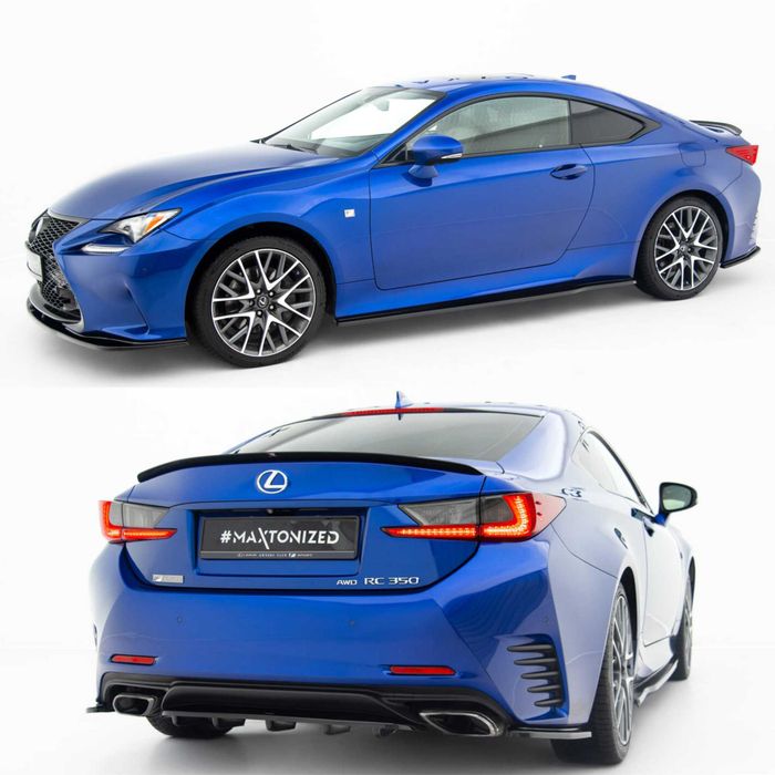 Тюнинг обвес Lexus RC сплиттер губа пороги диффузор спойлер