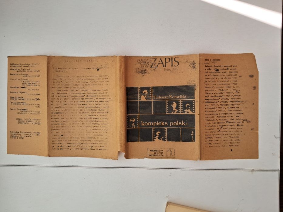 Kompleks polski Tadeusz Konwicki Znak nr 3 lipiec 1977