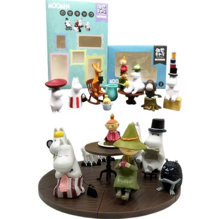 набор фигурок 2 вида Мумин Moomin муми-тролли муми тролли мумі тролі мумитролли фирменные