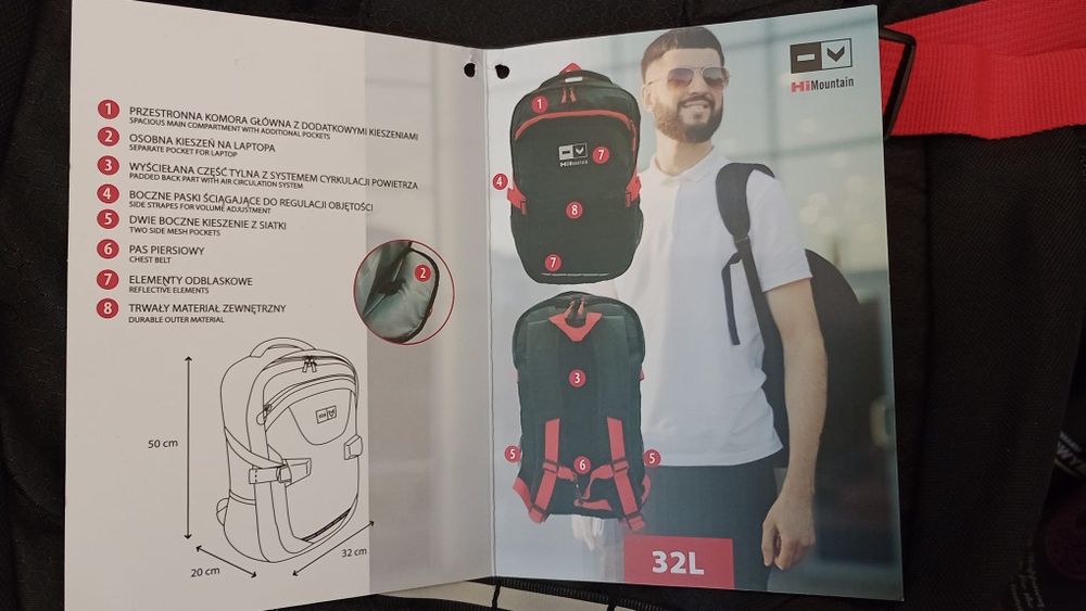 Nowy plecak HiMountain 32L