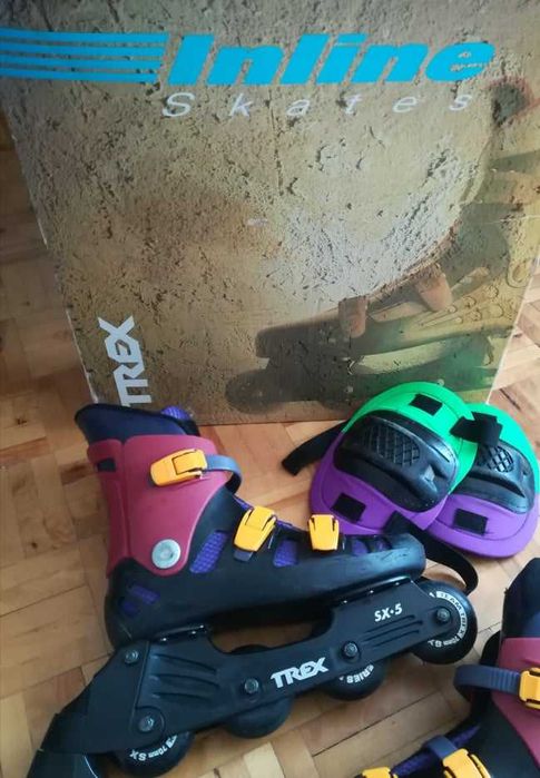 Rolki Trex Inline SX-5  + ochraniacze