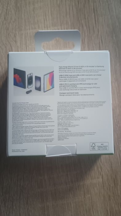 Ładowarka samochodowa belkin boostcharge