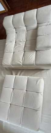 Conjunto  Chaise e puff “Tufty Time” B&B Itália