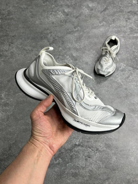 Balenciaga Circuit кросівки кеди кроссовки білі металік 43 42 41