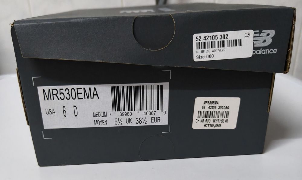 Sapatilhas New Balance  530 como novas