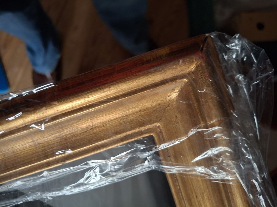 Moldura madeira para quadro pintura 37 5 x 36 5