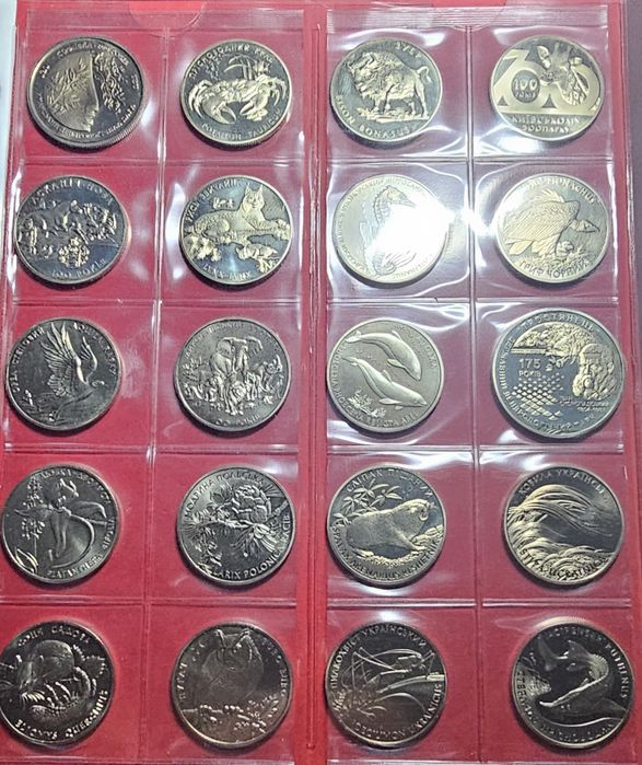 Монеты Украины незильбер