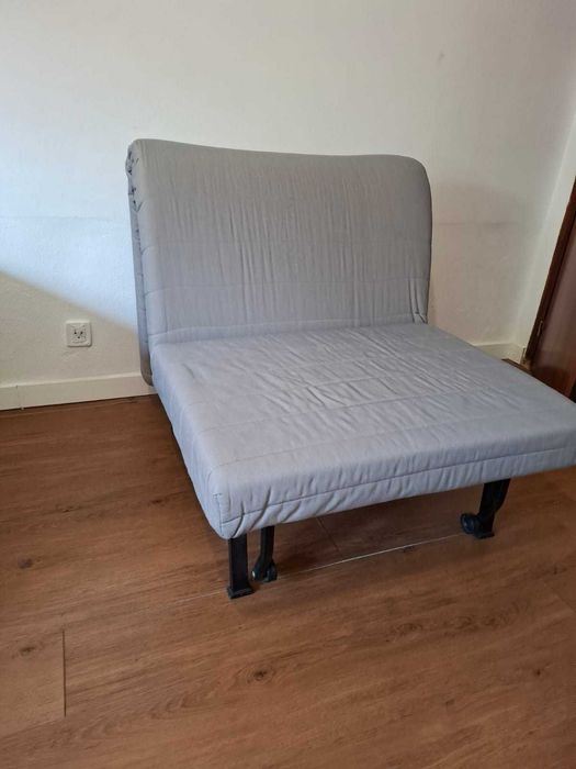 LYCKSELE LÖVÅS - Poltrona-cama, Ransta cru semi-nova