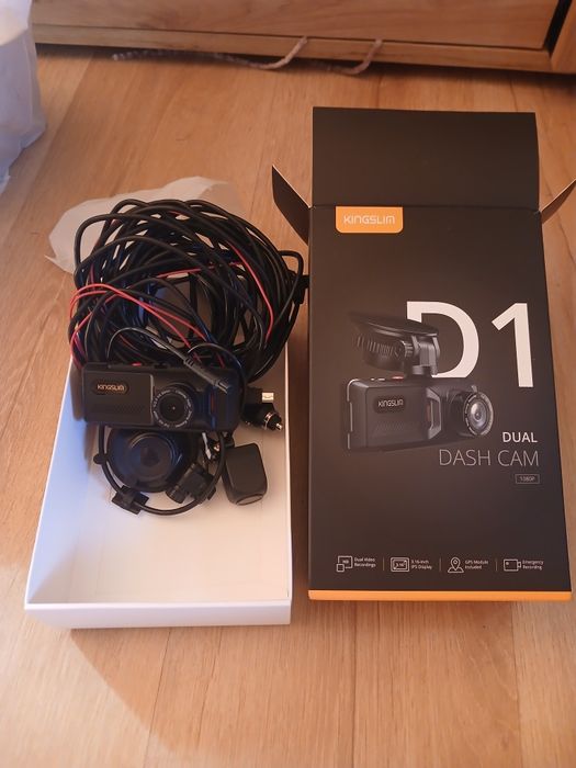 Wideorejestrator Kingslim D1 Dual Dash Cam