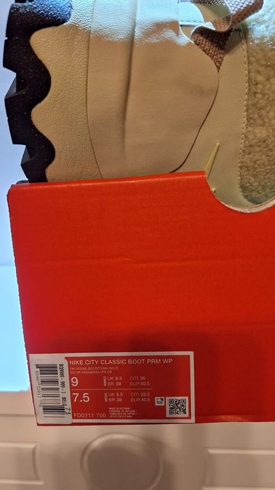 Ботинки Nike City Classic Boot PRM WP,  FD0211 700, US9 EU40.5 , 26CM