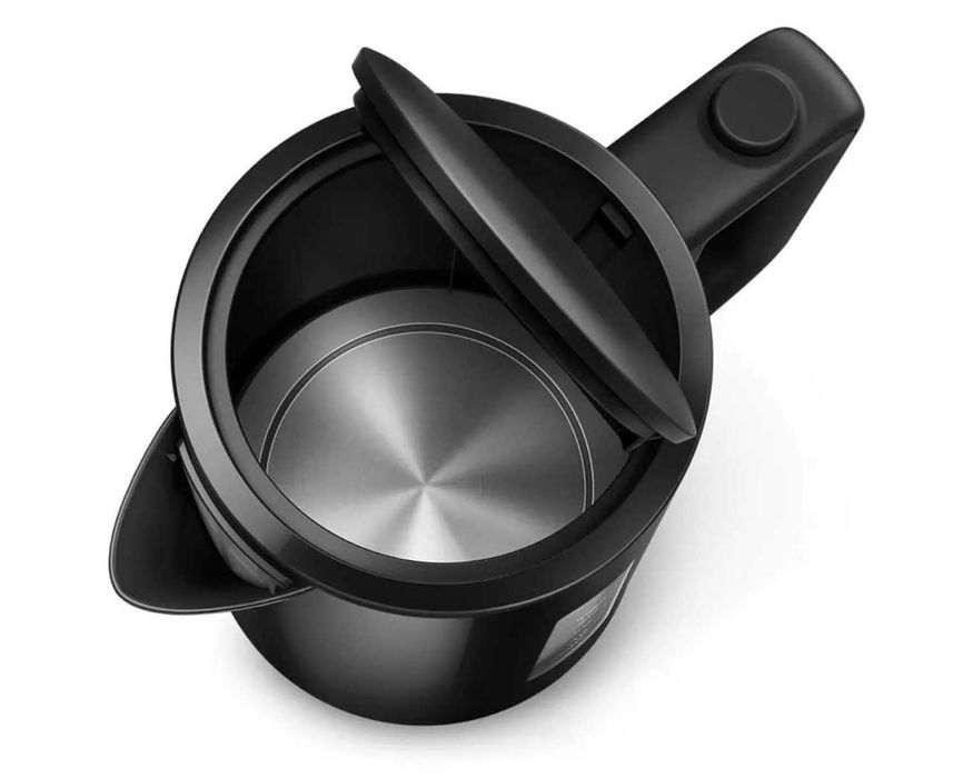 Czajnik Elektryczny 1.7L 2200W Czarny Z FILTRACJĄ Obrotową Podstawą