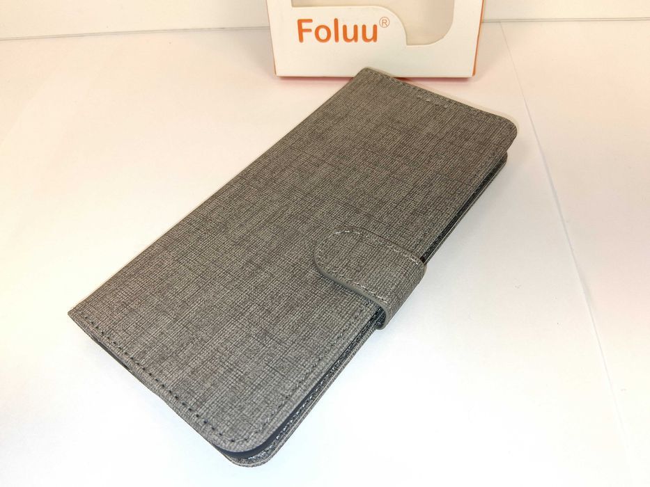 Z114 Etui Foluu Do Xiaomi Poco X5 5G / Redmi Note 12 5G Portfel Szare
