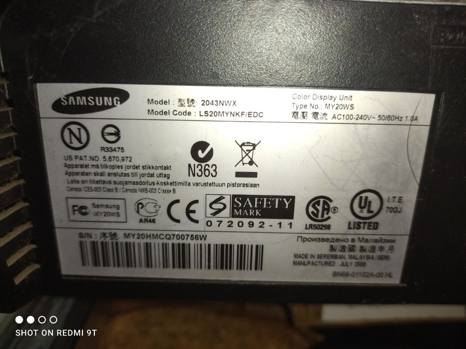 Монітор Самсунг б/у